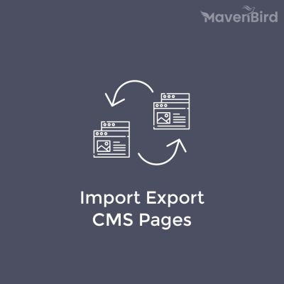 Import Export CMS Pages Extension