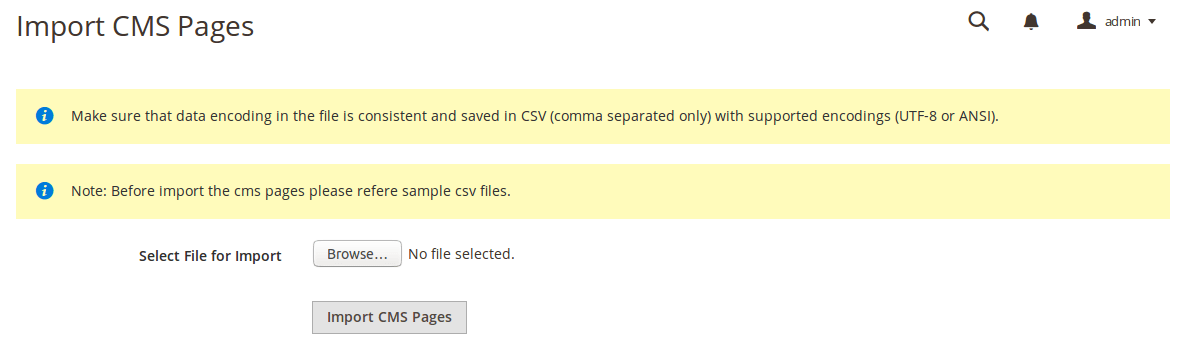 Import_CMS_Pages Page