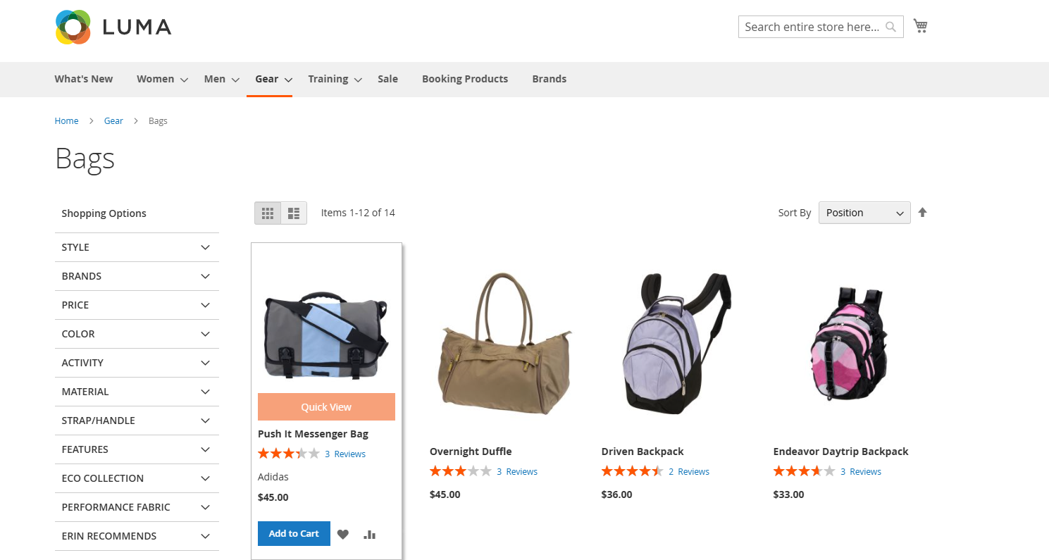 quick view without load page